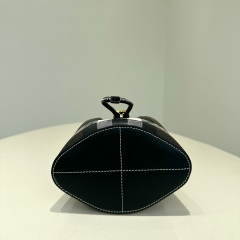 BURBERRY Mini Check Bucket Bag