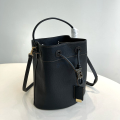 BURBERRY Small Check Bucket Bag