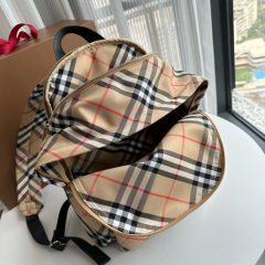 BURBERRY Check Backpack Bag