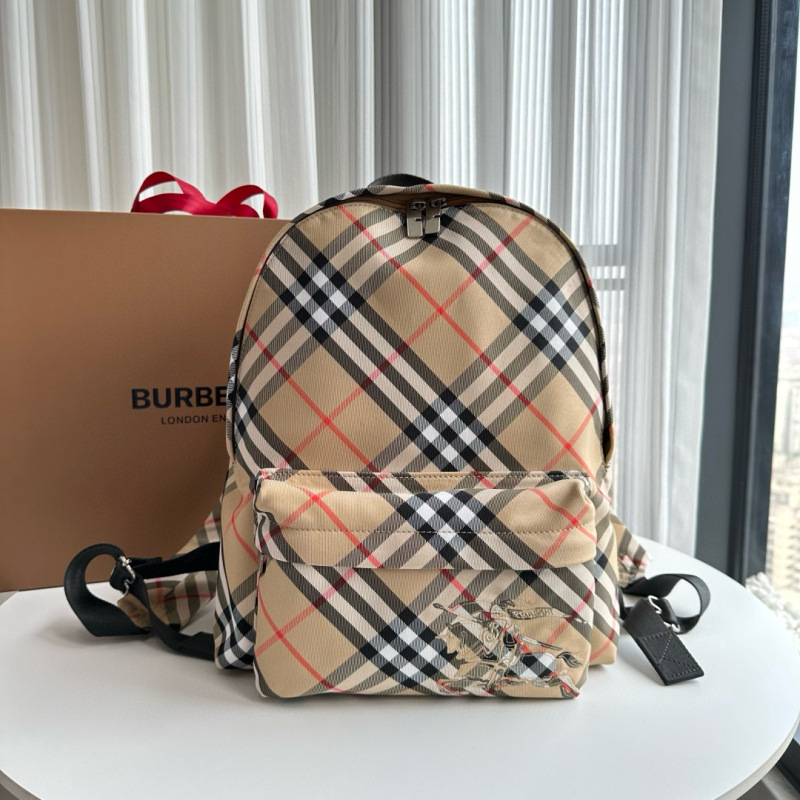 BURBERRY Check Backpack Bag