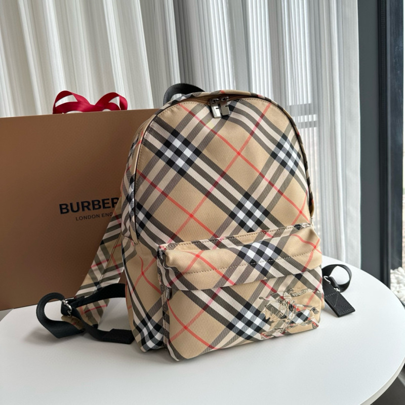 BURBERRY Check Backpack Bag