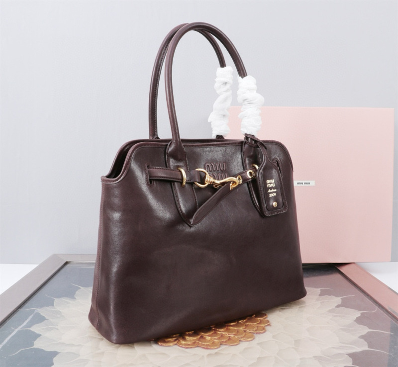 MIU MIU Aventure nappa leather bag