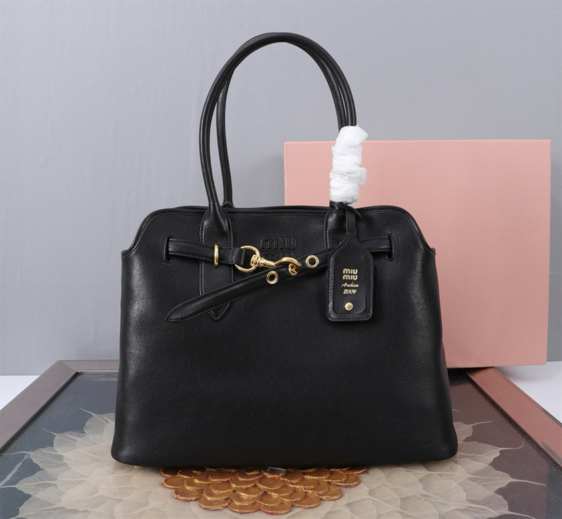 MIU MIU Aventure nappa leather bag