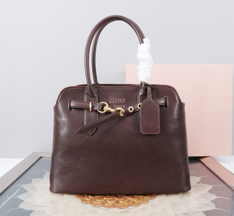 MIU MIU Aventure nappa leather bag