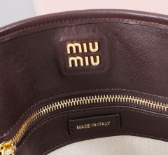 MIU MIU Aventure nappa leather bag