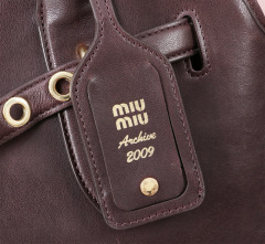 MIU MIU Aventure nappa leather bag