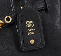 MIU MIU Aventure nappa leather bag