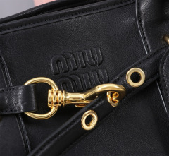 MIU MIU Aventure nappa leather bag