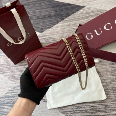 GUCCI GG Marmont wallet on chain