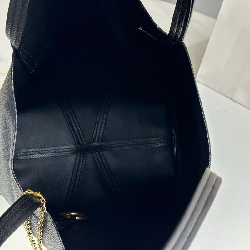 LARGE CHLOÉ SPIN TOTE BAG IN GRAINED LEATHER