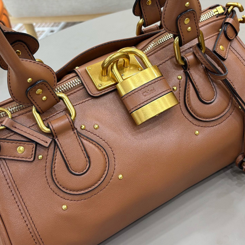 CHLOÉ PADDINGTON BAG IN GRAINED LEATHER