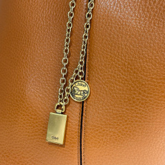 LARGE CHLOÉ SPIN TOTE BAG IN GRAINED LEATHER