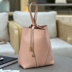 CHLOÉ SPIN TOTE BAG IN GRAINED LEATHER