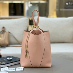 CHLOÉ SPIN TOTE BAG IN GRAINED LEATHER