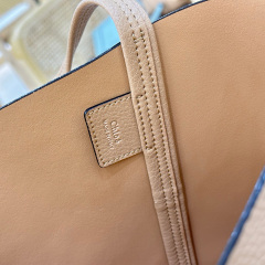 CHLOÉ SPIN TOTE BAG IN GRAINED LEATHER