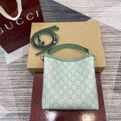 GUCCI GG Emblem small bucket bag