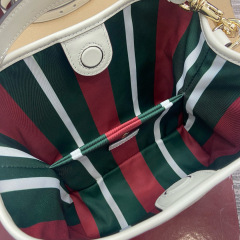 GUCCI GG Emblem small bucket bag