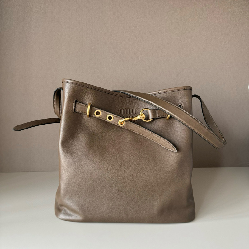 MIU MIU Aventure nappa leather bag