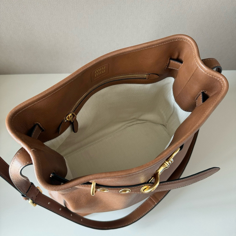 MIU MIU Aventure nappa leather bag