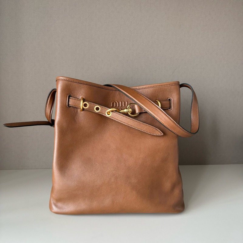 MIU MIU Aventure nappa leather bag