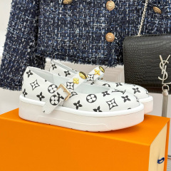 LV Thick soled Mary Jane shoes