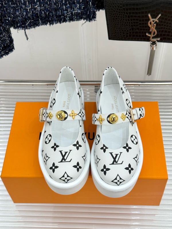 LV Thick soled Mary Jane shoes