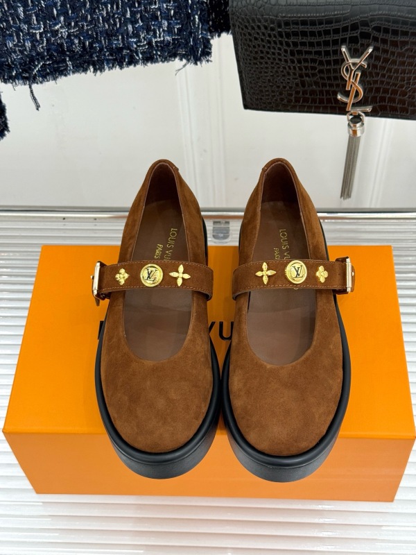 LV Thick soled Mary Jane shoes