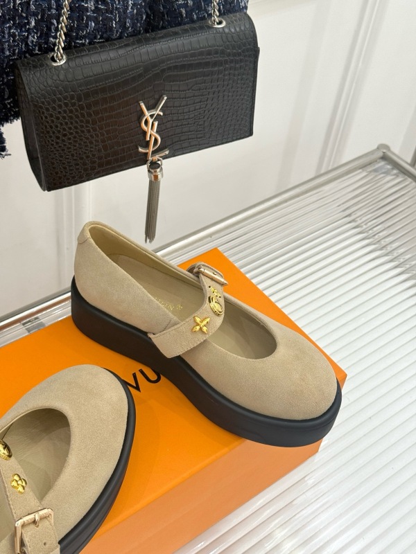 LV Thick soled Mary Jane shoes