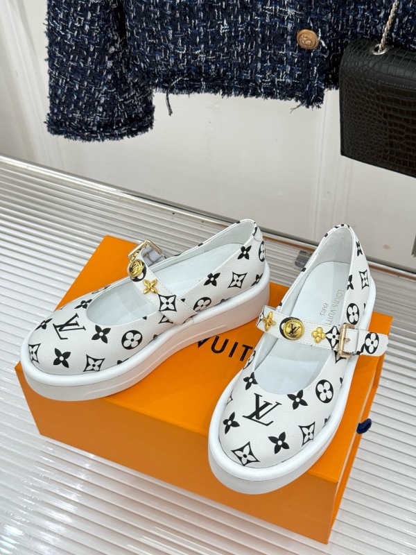 LV Thick soled Mary Jane shoes