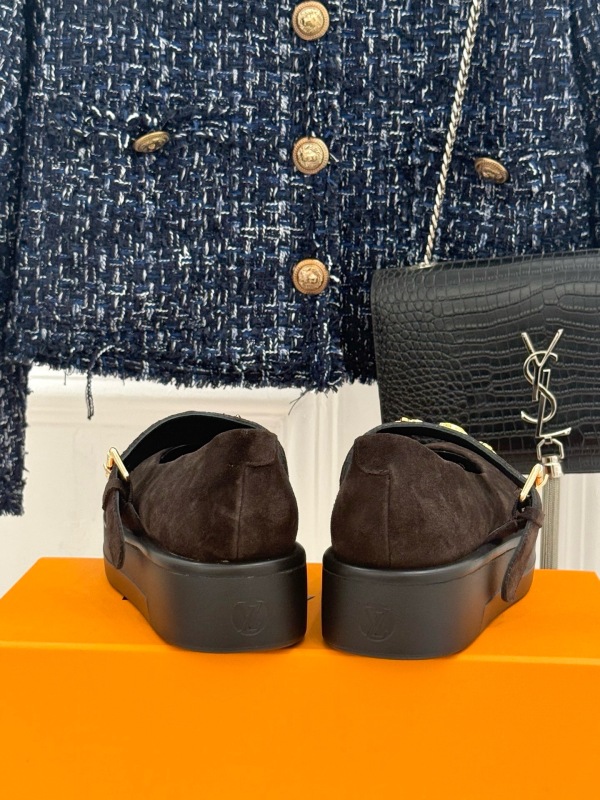 LV Thick soled Mary Jane shoes