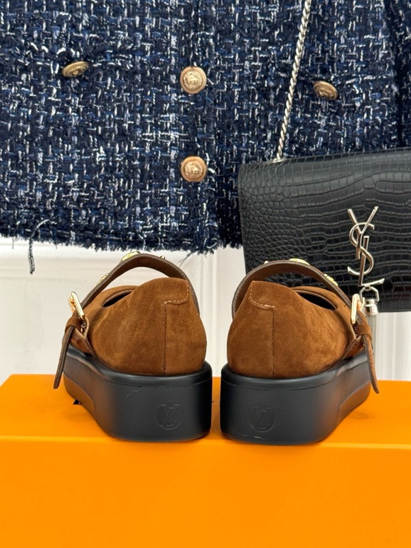 LV Thick soled Mary Jane shoes
