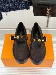LV Thick soled Mary Jane shoes