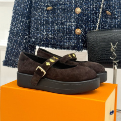 LV Thick soled Mary Jane shoes