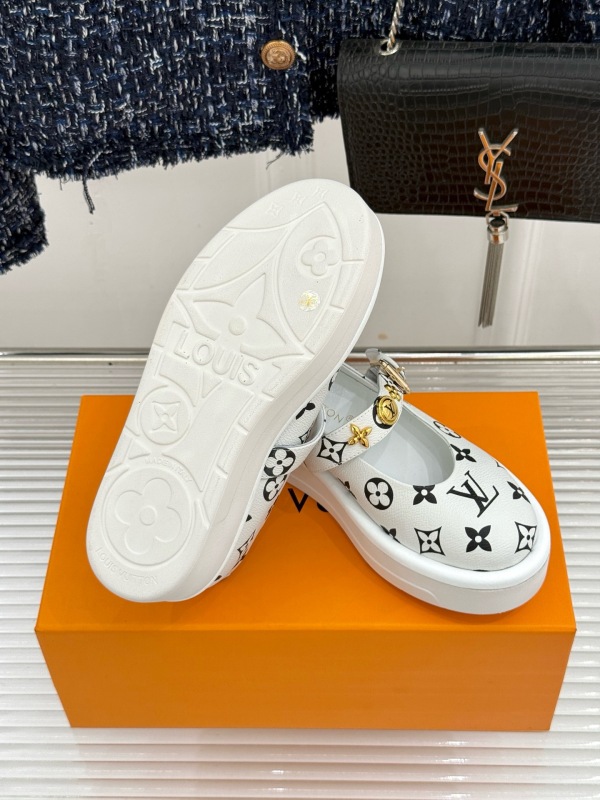 LV Thick soled Mary Jane shoes