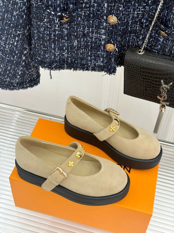 LV Thick soled Mary Jane shoes