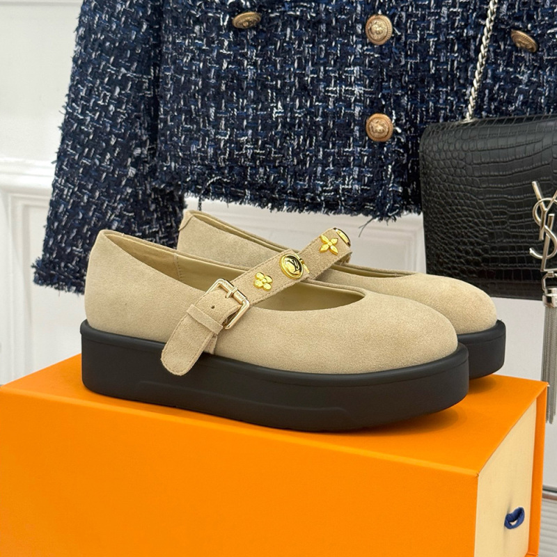 LV Thick soled Mary Jane shoes