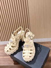 PRADA Weaving Roman Thick soled Sandals (9cm)