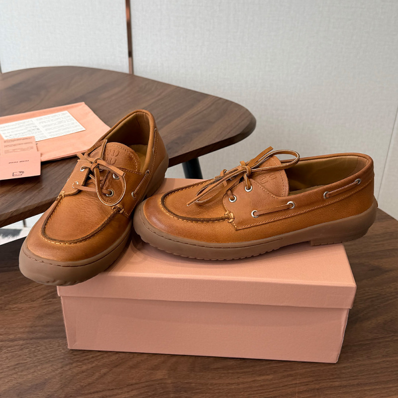 Miu Miu Leather loafers