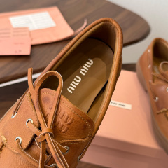 Miu Miu Leather loafers