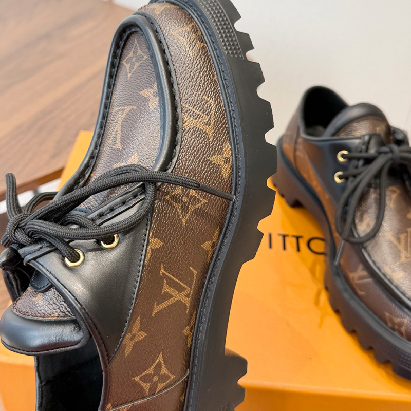 LV District Derby Flat Loafer