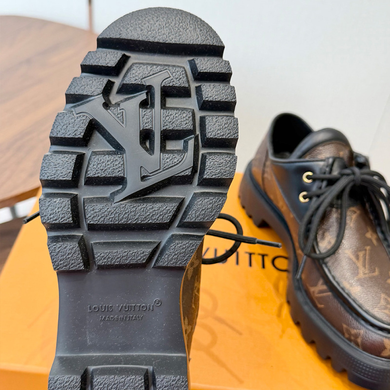 LV District Derby Flat Loafer