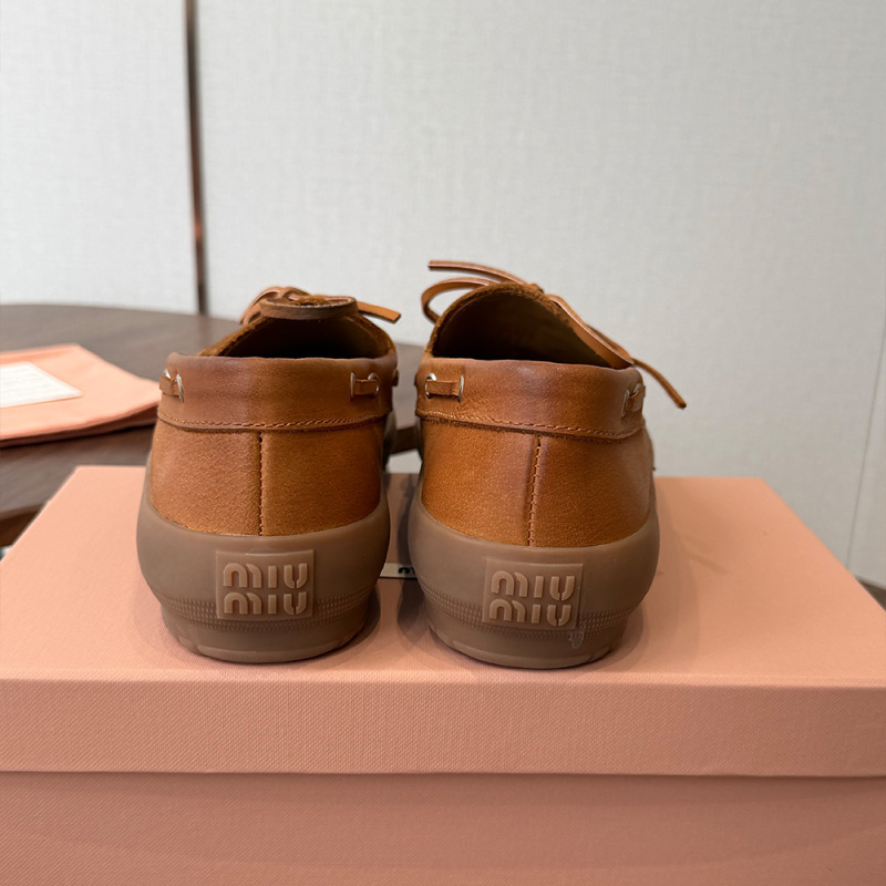 Miu Miu Leather loafers