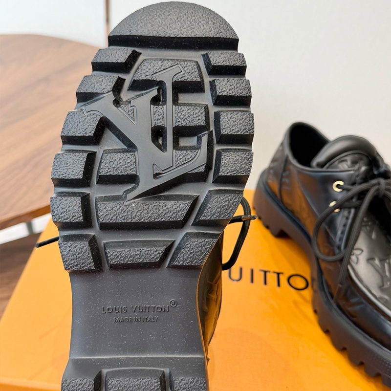 LV District Derby Flat Loafer