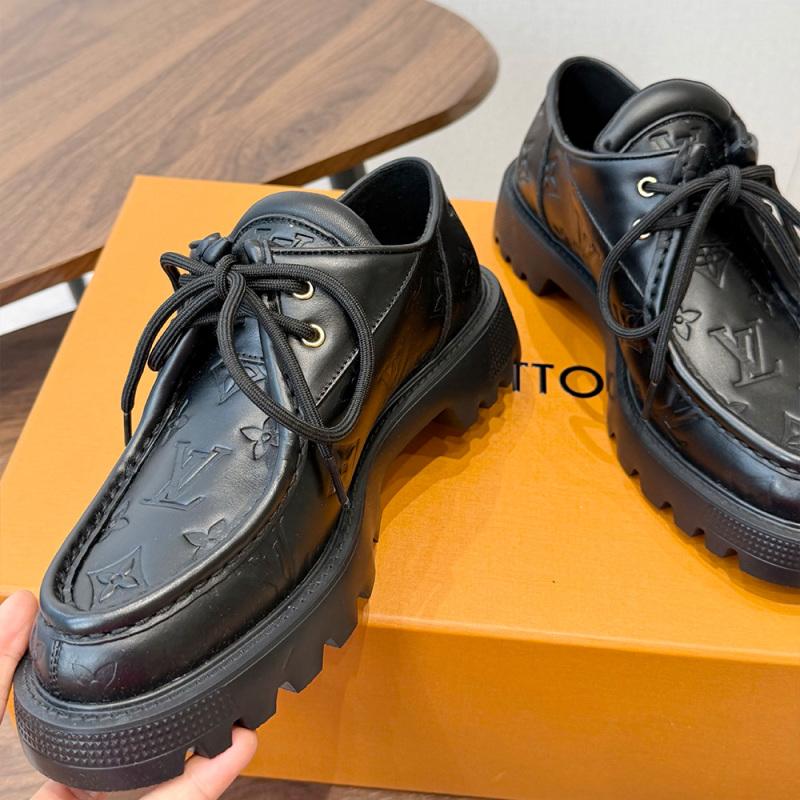 LV District Derby Flat Loafer