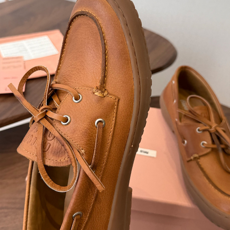 Miu Miu Leather loafers