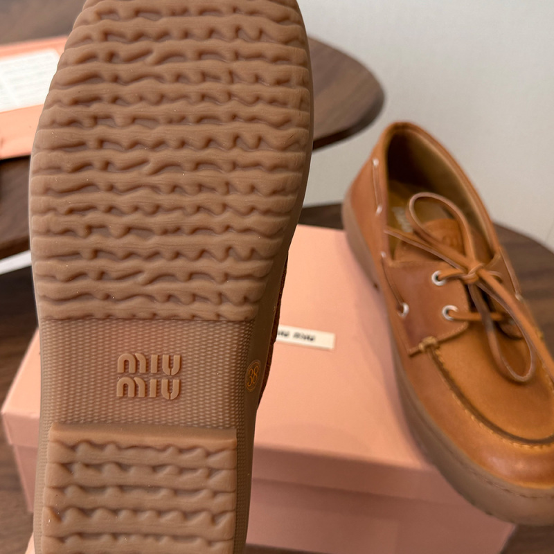 Miu Miu Leather loafers