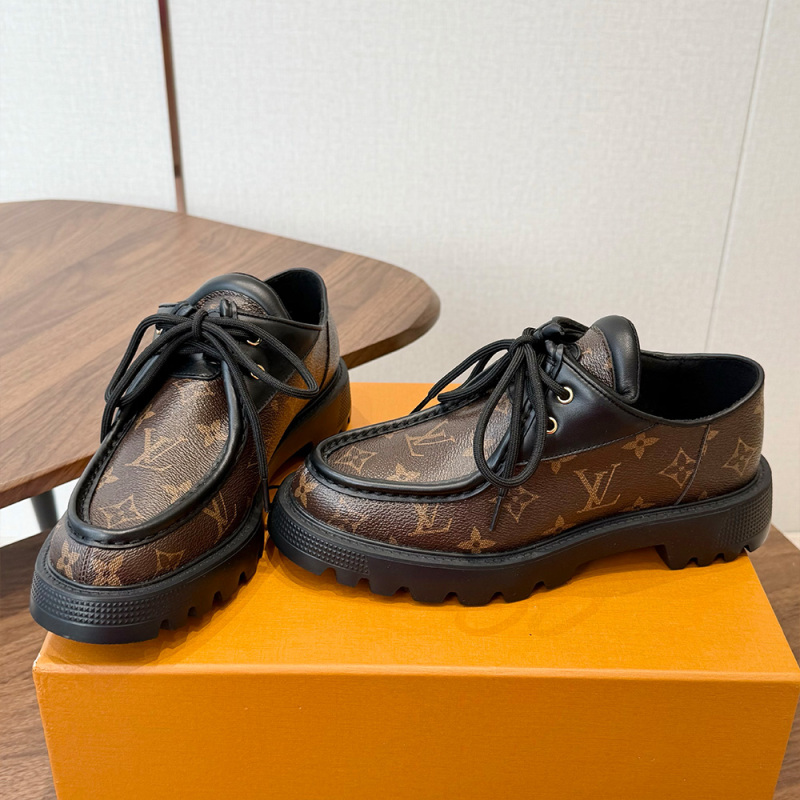 LV District Derby Flat Loafer