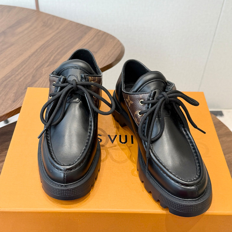 LV District Derby Flat Loafer