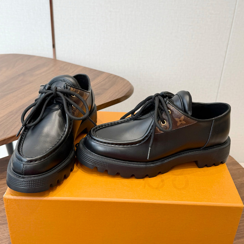 LV District Derby Flat Loafer