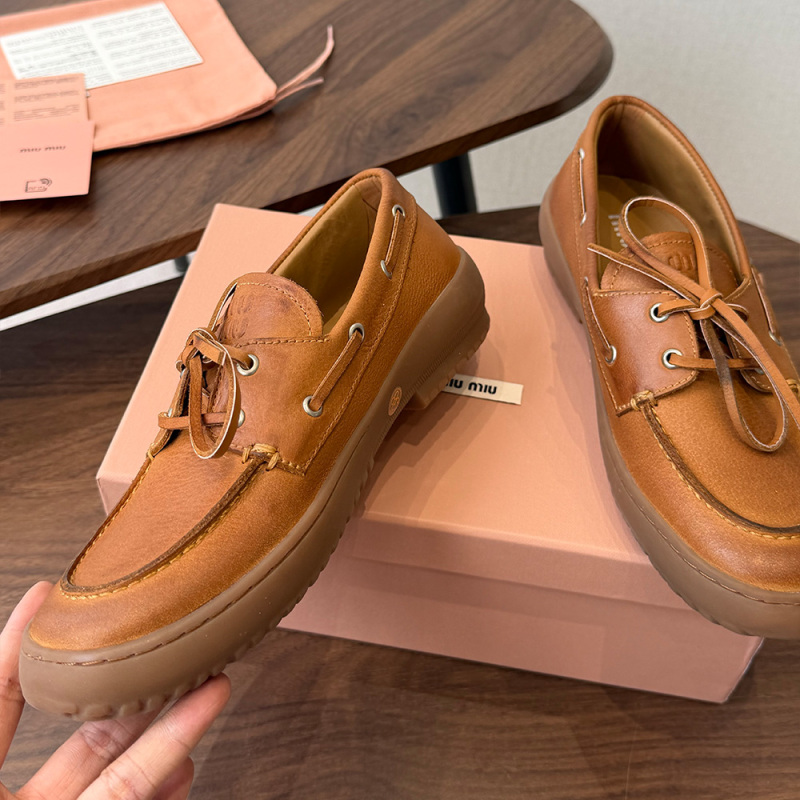 Miu Miu Leather loafers